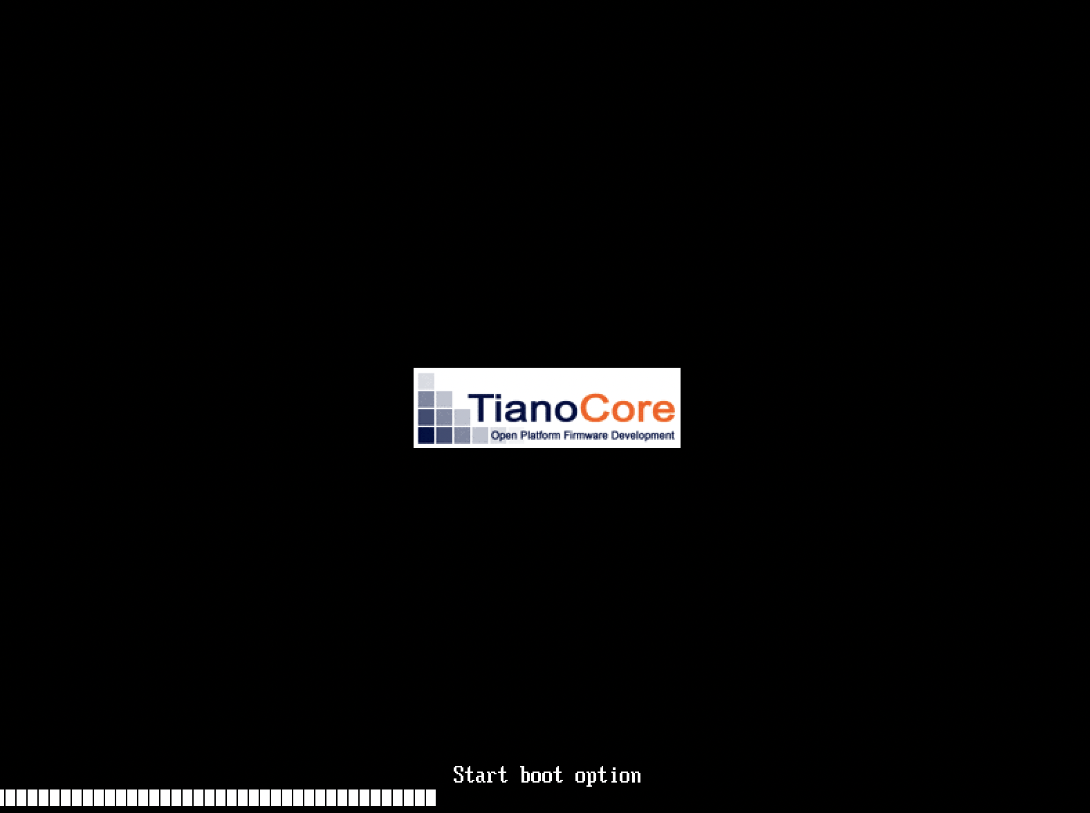 Windows TianoCore boot